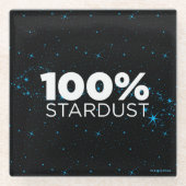 100% Stardust Glasuntersetzer (Vorderseite)