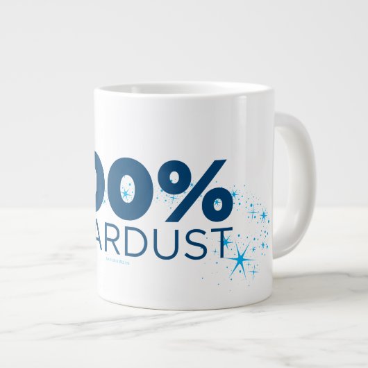 100% Stardust Jumbo-Tasse (Vorderseite Rechts)