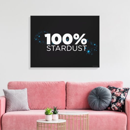 100% Stardust Leinwanddruck (Insitu (Wohnzimmer))