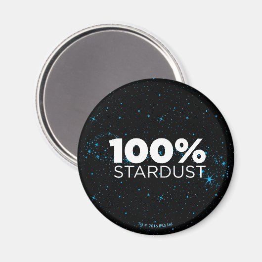 100% Stardust Magnet (Vorderseite/Rückseite)