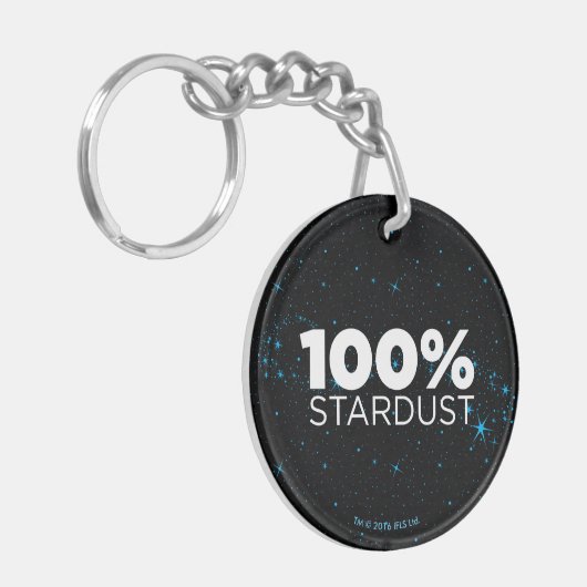 100% Stardust Schlüsselanhänger (Vorderseite links)