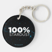 100% Stardust Schlüsselanhänger (Rückseite)