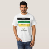 100% Straight Outta Jamaica T - Shirt (Vorne ganz)