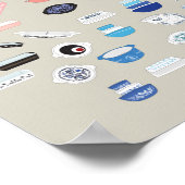 100 Stück Pyrex - Beige Poster (Ecke)