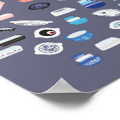 100 Stück Pyrex - Lilac Poster (Ecke)