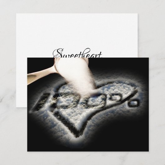 100% Sweetheart Card (Vorne/Hinten)