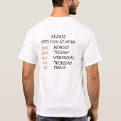 100% T-Shirt (Rückseite)