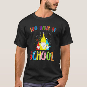 100. Tag 100 Tage Gnome Lehrerin Frauen T-Shirt