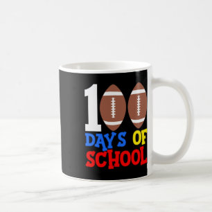 100. Tag 100 Tage Schul-Fußball-Sport Kaffeetasse