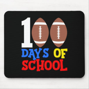 100. Tag 100 Tage Schul-Fußball-Sport Mousepad