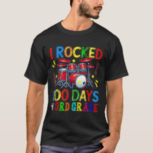 100. Tag der 3. Klasse 100 Tage Schultrommel Lover T-Shirt