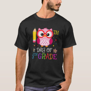 100. Tag der 6. Klasse Owl Liebhaber Geschenk Kind T-Shirt