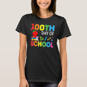 100. Tag der Schul-Lehrer Kind Mädchen Cool 100 T-Shirt
