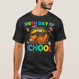 100. Tag der Schule Dinosaurier Kinder Jungen T-Shirt