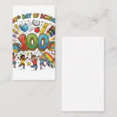 100. Tag der Schule Farbdesign – (Vorne/Hinten)