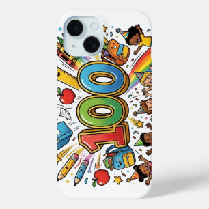 100. Tag der Schule Farbdesign zum Feiern – Case-Mate iPhone Hülle