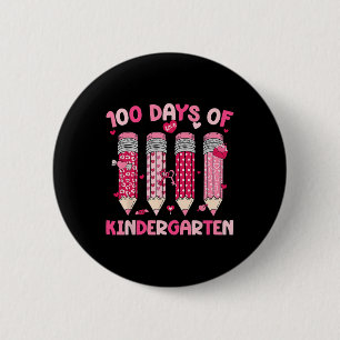 100. Tag der Schule Kindergarten für Schüler Lehre Button