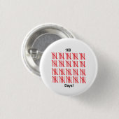 "100. Tag der Schule" Knopf Button (Vorne & Hinten)