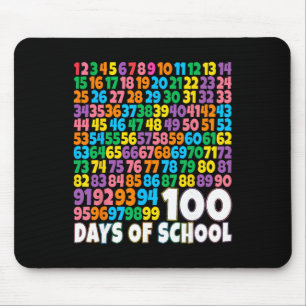 100. Tag der Schule Lehrer Kinder 100 Tage Mathe N Mousepad