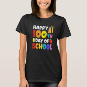 100. Tag der Schule Lehrer Kinder Kind Glücklich 1 T-Shirt