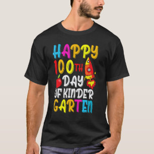 100. Tag der Schule Lehrer Kinder Kind Glücklich 1 T-Shirt