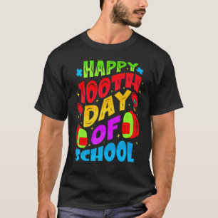 100. Tag der Schule Lehrer Kinder Kind Glücklich 1 T-Shirt