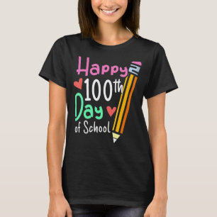 100. Tag der Schule Lehrer Kinder Kind Glücklich 1 T-Shirt