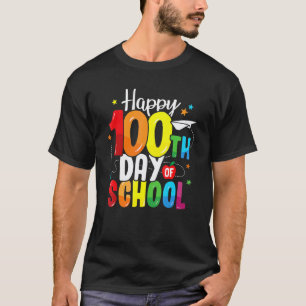 100. Tag der Schule Lehrer Kinder Kind Glücklich 1 T-Shirt