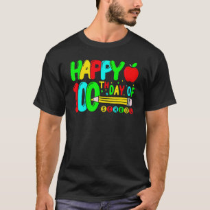 100. Tag der Schule Lehrer Kinder Kind Glücklich 1 T-Shirt