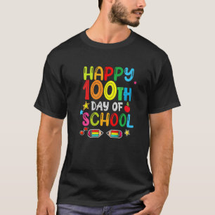 100. Tag der Schule Lehrer Kinder Mädchen Jungen G T-Shirt