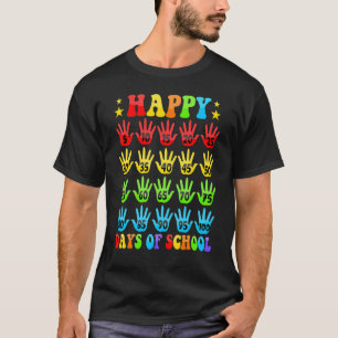 100. Tag der Schule Lehrer Schüler Kind Kind Glück T-Shirt