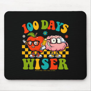 100. Tag der Schule Retro Lehrer Kinder 100 Tage W Mousepad