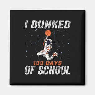 100 Tag der Schule Sketch Astronaut Spaceman Astro Magnet