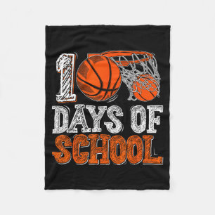 100. Tag der Schultags-Basketball-Kinder 100 Tage  Fleecedecke
