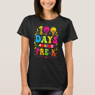 100. Tag der Vorschule 100 Tage Schul-Lehrer Schül T-Shirt