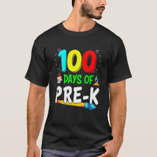 100. Tag der Vorschule 100 Tage Schul-Lehrer Schül T-Shirt