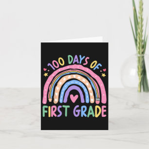 100. Tag des 1. Klasse Lehrer Kinder 100 Tage inte Karte