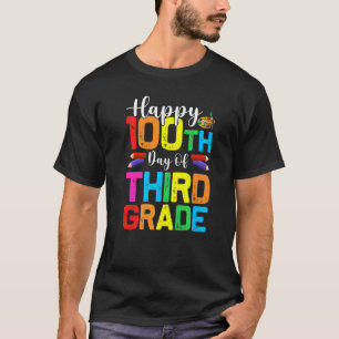 100. Tag des dritten Schuljahres Schüler Lehrer 10 T-Shirt