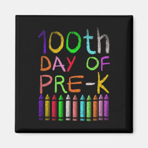 100. Tag des Geschenks vor dem K-Student 100 Tage Magnet