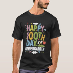 100. Tag des Kindergarten-Lehrers Kinder 100 Tage T-Shirt