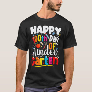 100. Tag des Kindergarten-Lehrers Kinder 100 Tage T-Shirt