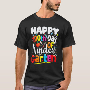 100. Tag des Kindergarten-Lehrers Kinder 100 Tage T-Shirt