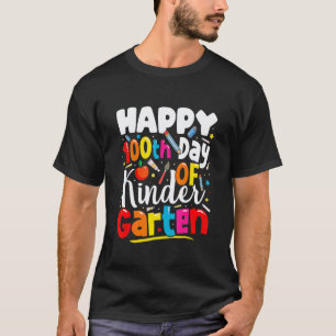 100. Tag des Kindergarten-Lehrers Kinder 100 Tage T-Shirt