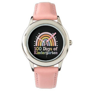 100. Tag des Kindergartenlehrers Kinder 100 Tage  Armbanduhr