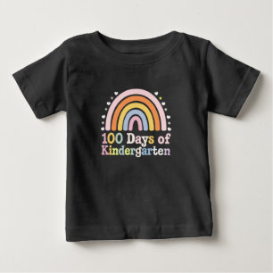 100. Tag des Kindergartenlehrers Kinder 100 Tage Baby T-shirt