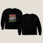 100. Tag des Schul-Shirts (Design Vorder- & Rückseite)