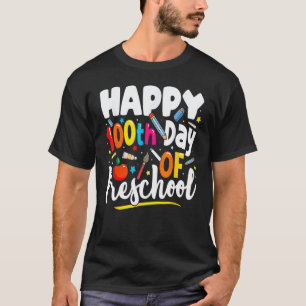 100. Tag des Vorschul-Shirts Lehrer Kinder 100 Tag T-Shirt