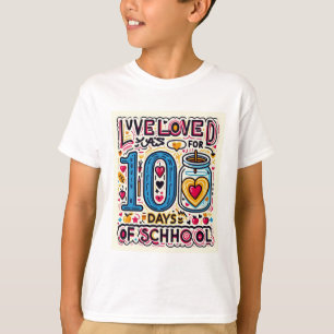 100. Tag Feier T-Shirt - Meilenstein der Fun Schoo