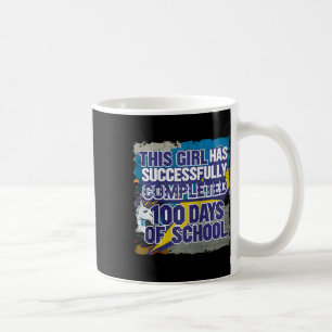 100. Tag Funny Outfit Girls & amp; Student 100 Tag Kaffeetasse