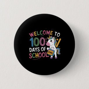 100. Tag Funny Outfit Lehrer & Amp; Student 100 D Button